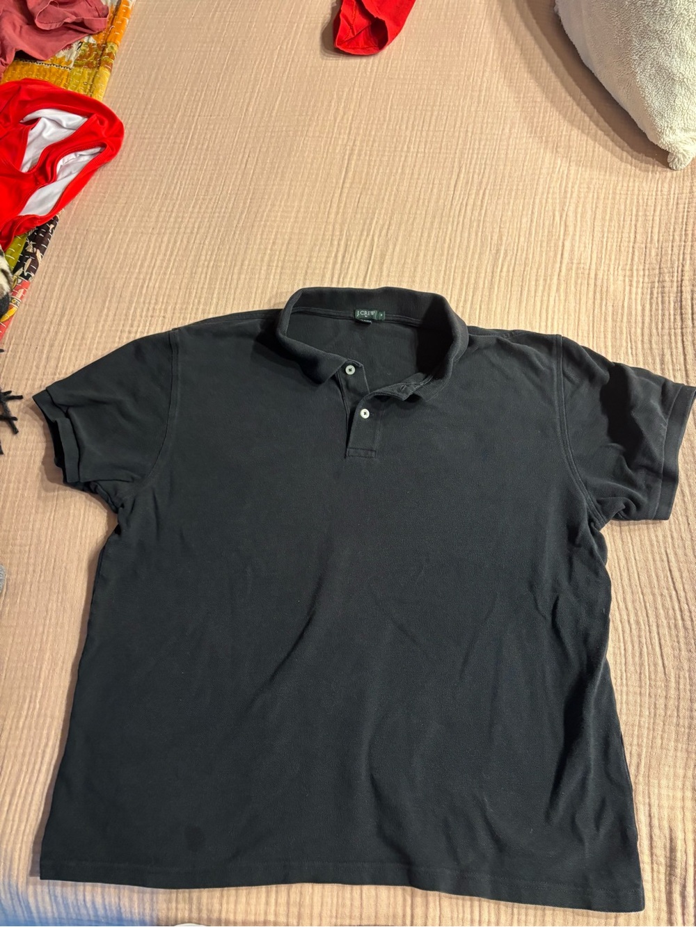 J Crew black men’s polo
